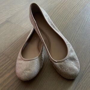 Copper Key rhinestone flats NWOT